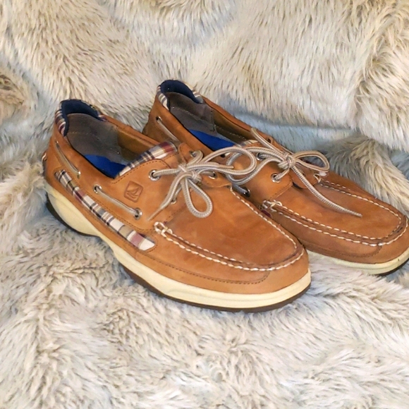 Sperry Other - Sperry Mens Plaid Shoes Size 9.5